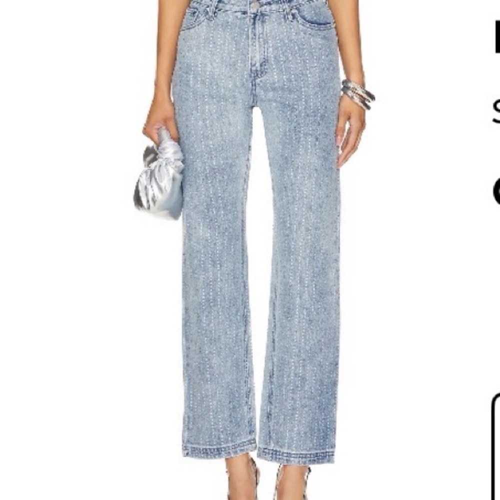 Superdown Classic Blue Straight Leg Jeans